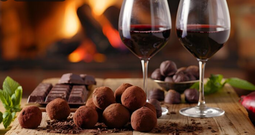 cata de vinos con chocolate